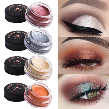 

CHANLEEVI 8 Colors Eye Shadow Polar Lights Color Makeup Mashed Potato Monochrome glitter EyeShadow high color rendering TSLM1