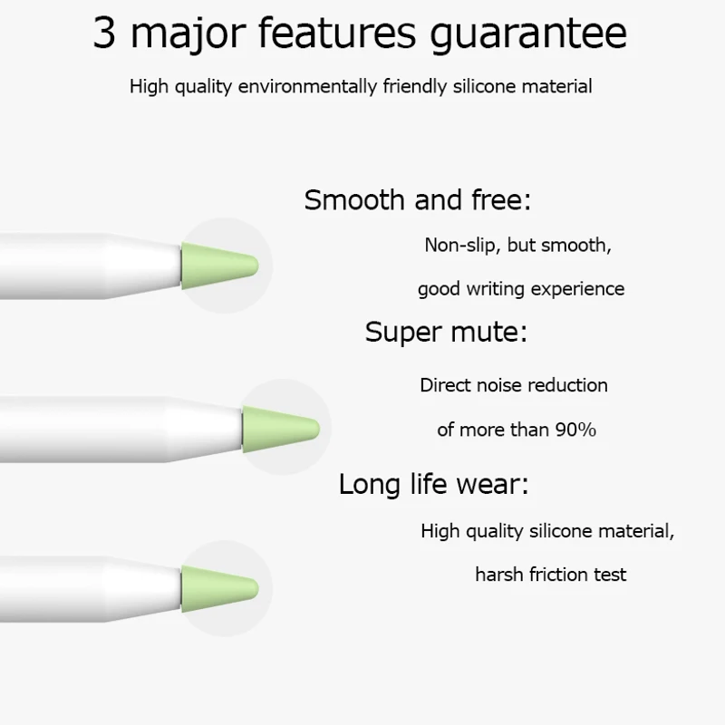 Цветной мягкий силиконовый совместимый для Apple Pencil 1 2 Чехол совместимый для iPad планшет стилус защитный чехол