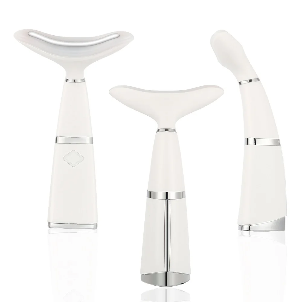 Remove Double Chin Neck Device LED Photon Heating Therapy Anti-Wrinkle Neck Care Tool Vibration Skin Lifting Tightening Massager