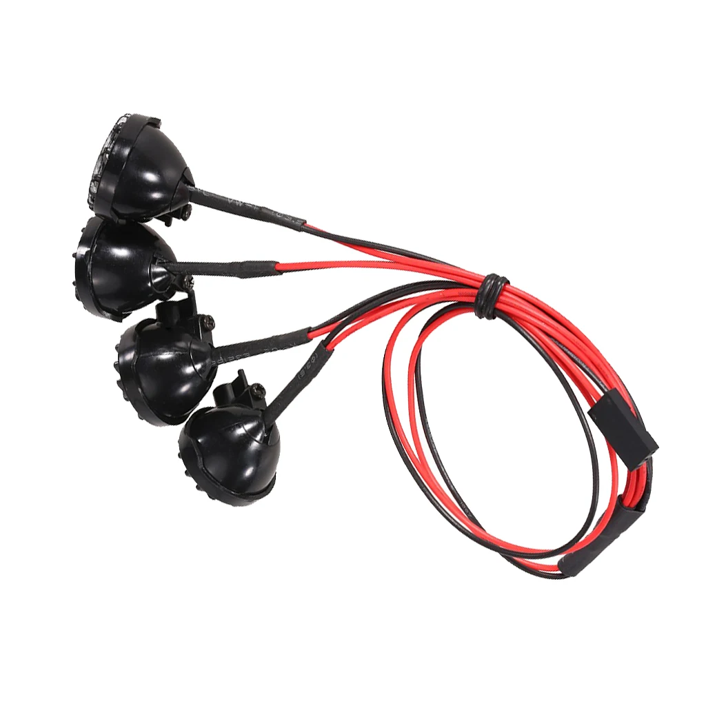 Rc 1/10 Car Crawler Truck Roof Front Mounted Bodyshell Spot with LED Lights 22mm for Traxxas HSP  AXIAL 