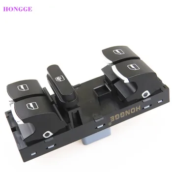 

HONGGE NEW Chrome Driver Master Window Switch For Golf MK5 MK6 Passat B6 3C Rabbit 5ND 959 857 5K4959857