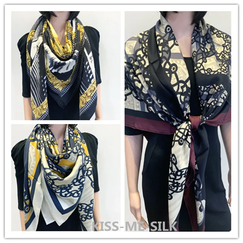 KMS Nostalgic Old Photos Abstract wild silk twill sand-washed large square scarf soft waxy mulberry-silk scarf 140*140cm/115g
KMS Nostalgic Old Photos Abstract wild silk twill sand-washed large square scarf soft waxy mulberry-silk scarf 140*140cm/115g