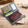 Driver License Bag Split Leather on Cover for Car Driving Document Card Holder 2022 New Passport Wallet Bag Certificate Case ► Photo 3/6