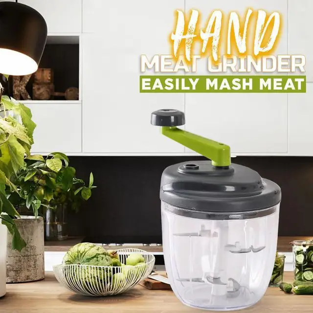 Candimill Kitchen Small Manual Meat Grinder Multi-function Food Processor  Vegetable Chopper Shredder Cutter Egg Blender - Food Chopper - AliExpress