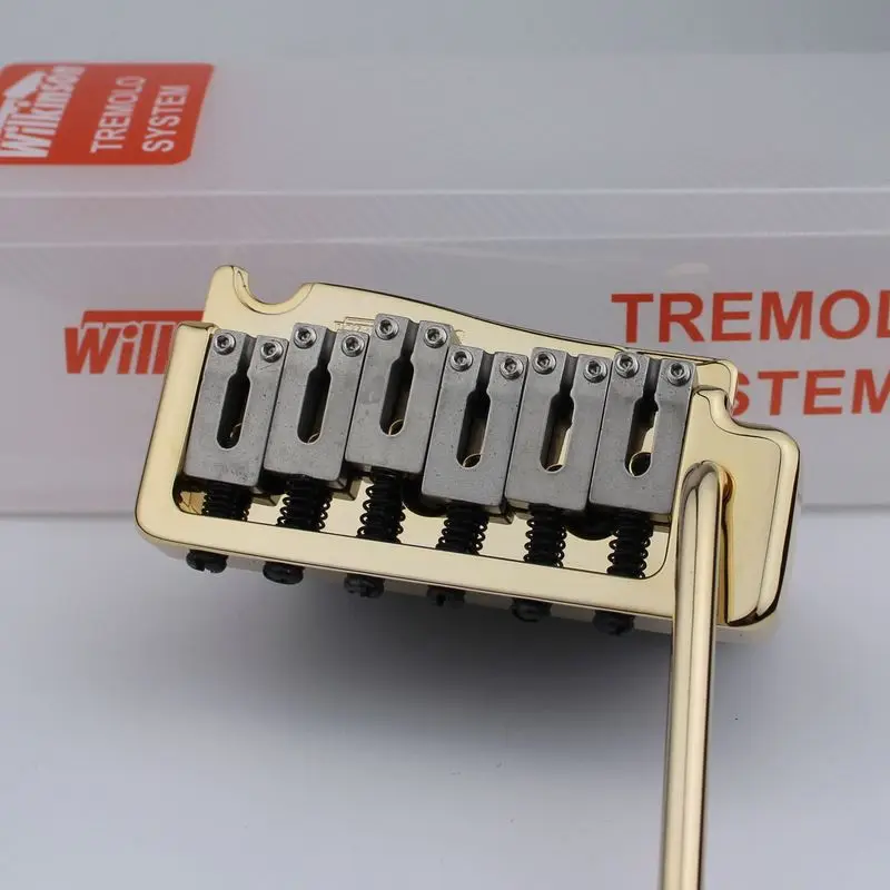 Вилкинсон WVP Tremolo мост 2-точечное стальное седло золото | Спорт и развлечения