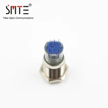 100 шт./лот LAS2GQH-11E/G/12 В/N переключатель металлическое кольцо с кнопкой света самоблокирующийся