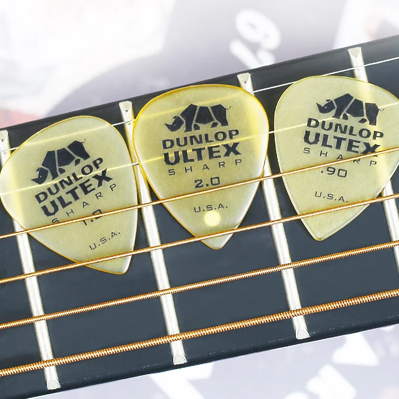 Гитарный медиатор Dunlop Ultex Sharp акустический 0 73 мм 2 для классической
