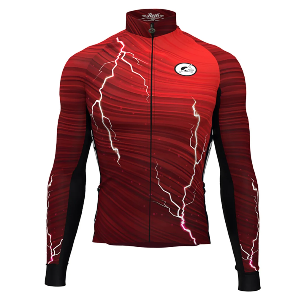 Winter Men's Long Sleeve Thermal Fleece Warm Cycling Jackets Professional Team Maillot Racing Clothing Aero Uniform Sportswear