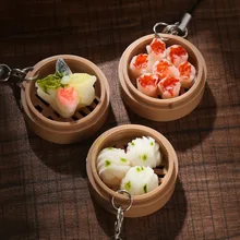 Экологически чистая ABS модель десерт булочки паровой хлеб Пароварка брелок кулон творческие подарки детский сад Когнитивная Pro