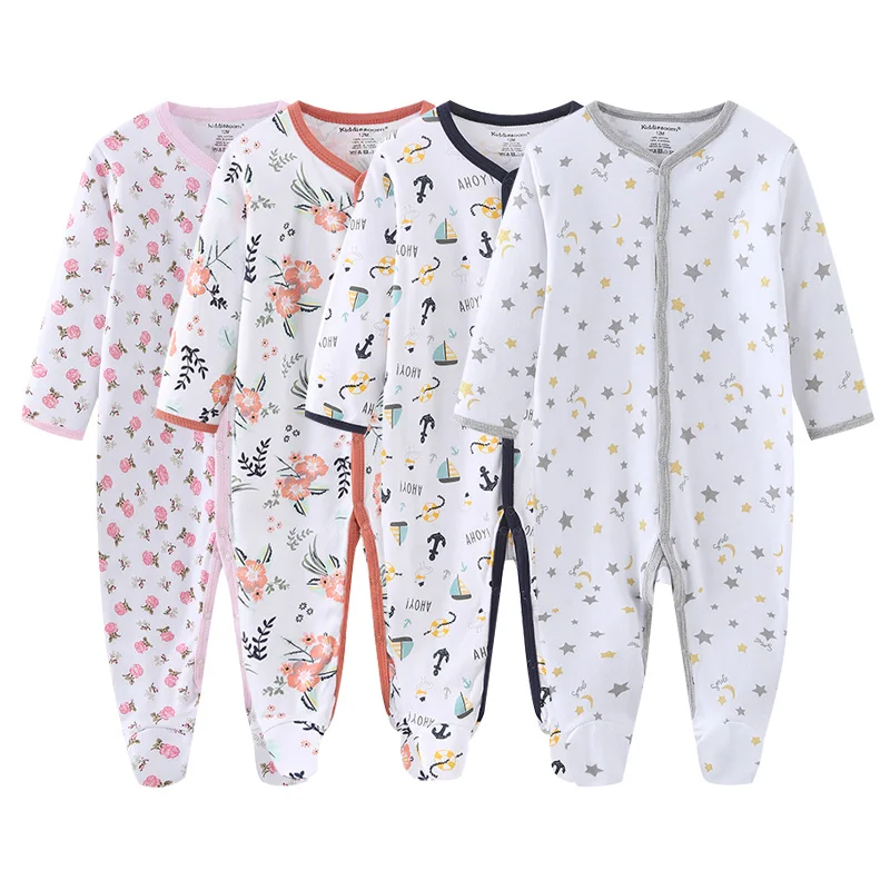 

2020 Baby Girl Clothes Autumn Newborn 1/2PCS Cotton Baby Rompers Baby Boy Clothes Full Sleeve Winter Pajamas Roupas de bebe