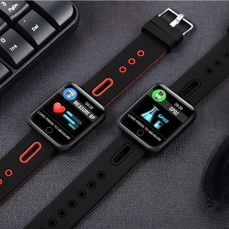 

BINSSAW Men Bluetooth Smart Watch With Touch Screen Big Battery Support TF Sim Card Camera for Android Phone Smartwatch+BOX