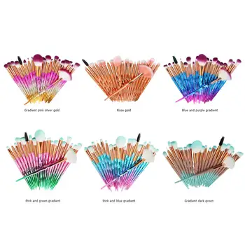 

20pcs Makeup Brushes Ergonomic Design for Comfortable Holding Eyeshadow Foundation Eyeliner Brush Cosmetics Beauty Tools