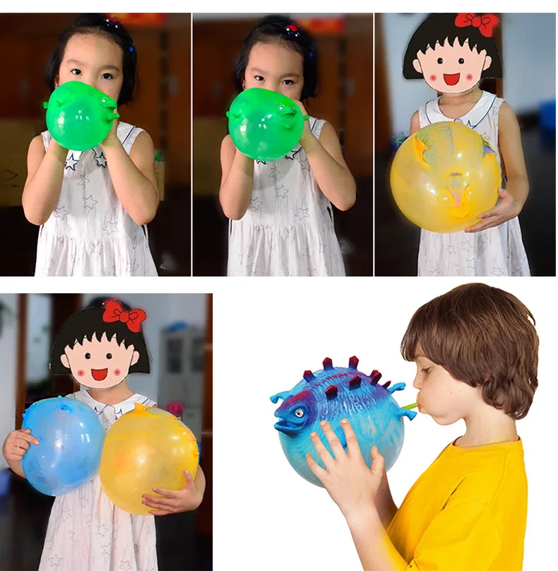 dorp kwartaal halsband Inflatable Dinosaurs Rubber | Rubber Animals | Venting Balls | Children  Toys - Creative - Aliexpress
