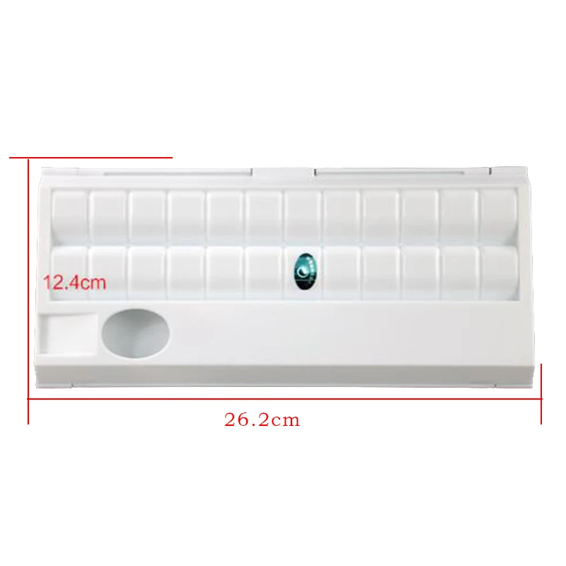

Artists Student Painting Palette White 24 Grid Container HIPS Accessory Coloring
