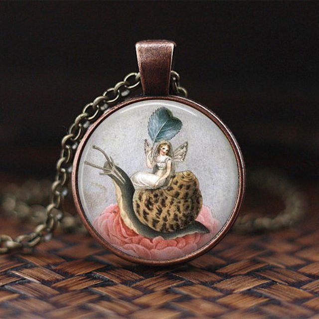 Running Rabbit Dome Glass Pendant Necklace Bunny Choker Necklace for Women Girls Animal Trendy Delicate Charm Gift Jewelry