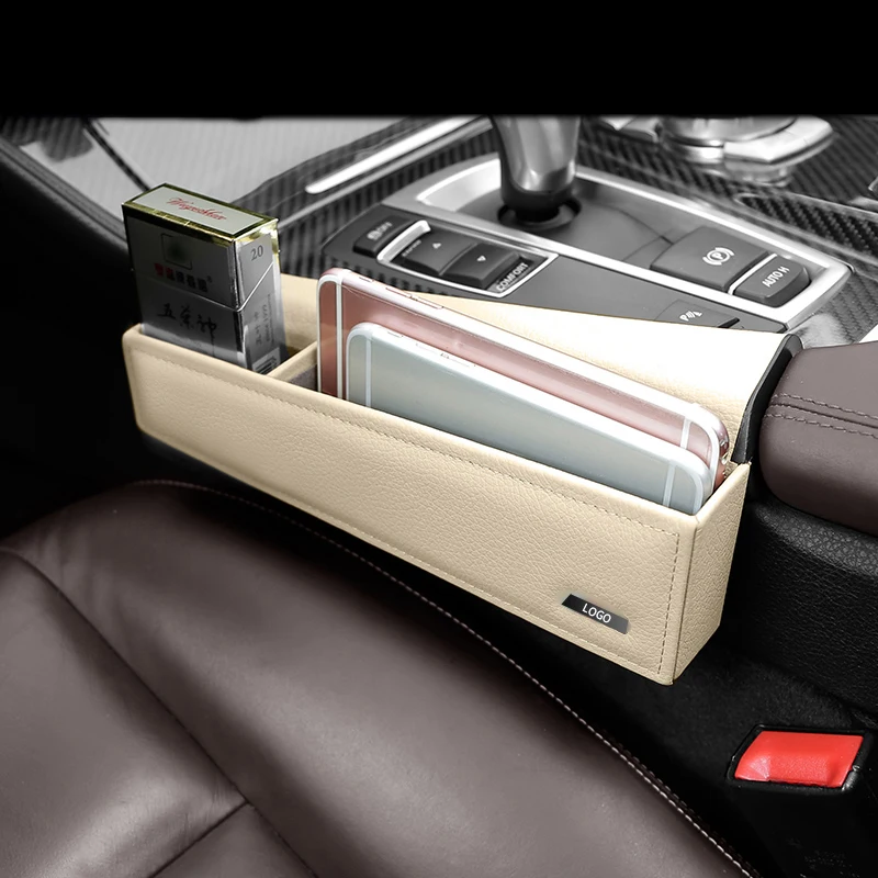 Car Styling Inner Gear Shift Side Storage Box Holder Phone Box cover For BMW 5 Series F10 F18 G30 Left hand drive Accessories