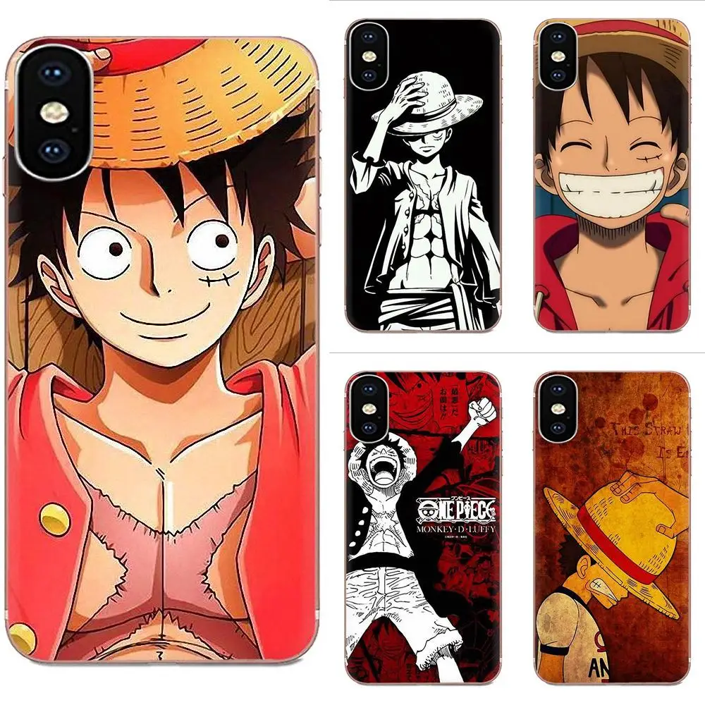 

One Piece Luffy Design TPU Cell Cover Case For Xiaomi Redmi Mi 4 7A 9T K20 CC9 CC9e Note 7 9 Y3 SE Pro Prime Go Play