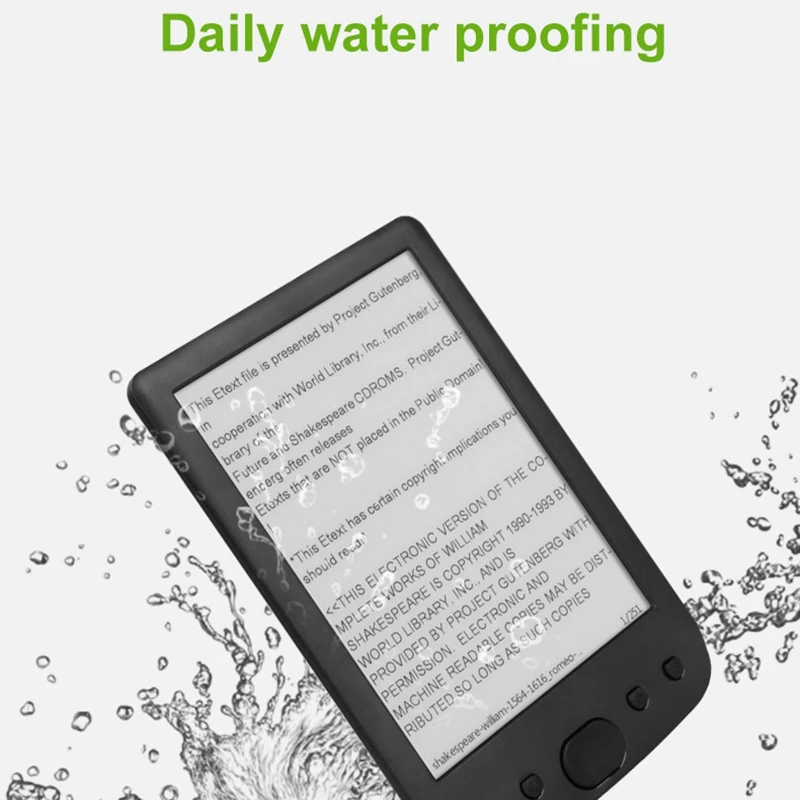 LCD E-Reader 6Inch HD E-Ink Ebook Reader Maximum