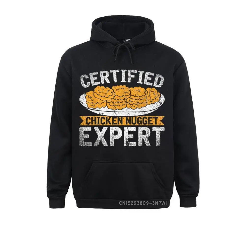

Certified Chicken Nugget Expert Funny Chicken Nugget Pullover Printing Sweatshirts Men's Hoodies Fall Party Sportswears