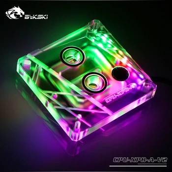 

Bykski boutique gift CPU water block for INTEL LGA 2011,115X,X299 watercooling rgb cpu cooler rgb light ,CPU-XPR-A V2 heatsink