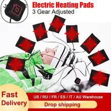 USB заряженный теплый паста колодки водонепроницаемый углеродного волокна грелку безопасный портативный нагревательный коврик-грелка для жилета куртки ткань поставки