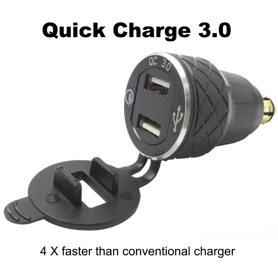 Мини QC3.0 Quick Charge DIN USB адаптер питания гнездо для BMW R1200GS R1200RT ТРИУМФ Тигр Ducati Hella зарядное устройство для мотоцикла