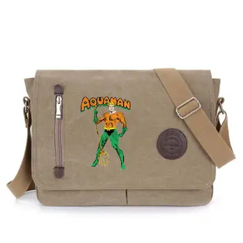 

anime Aquaman shoulder bag student bookbag Messenger Bags Teens Crossbodybag Women Travel Shoulder Bags