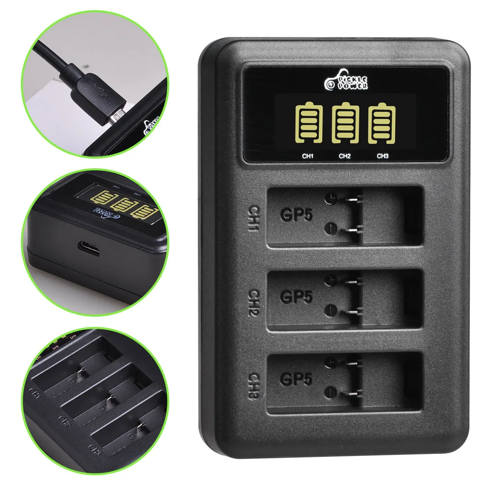Caméra Action 360° 4K avec Batteries et Chargeur - Lot Multiple