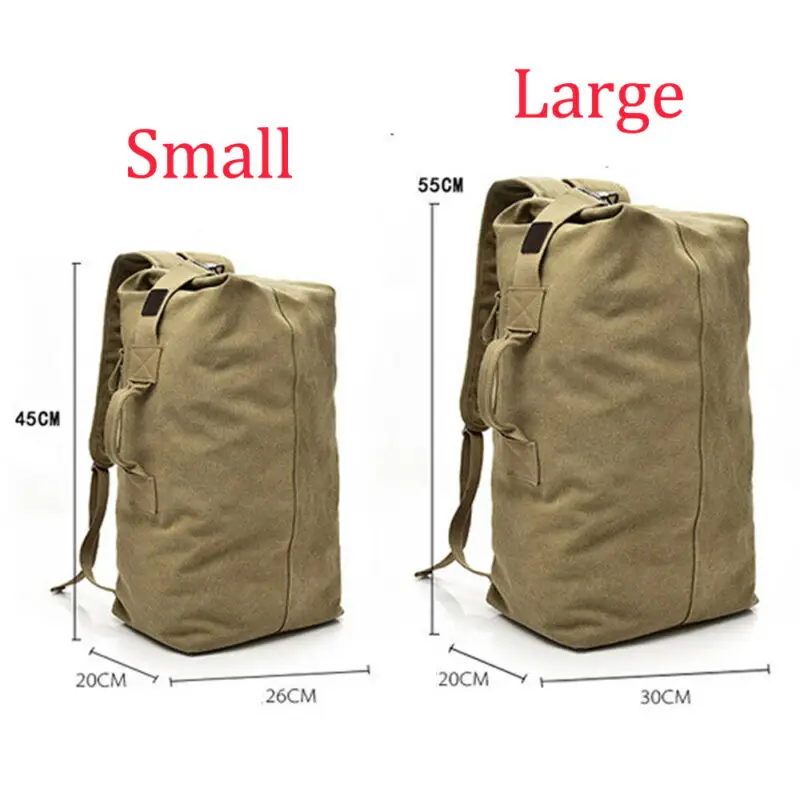 Мужской Открытый Холст Дорожный Многофункциональный рюкзак простой большой емкости Спортивная дорожная сумка походный чемодан