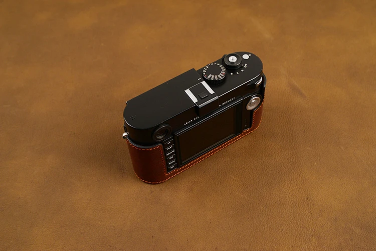 Чехол для камеры ручной работы из натуральной кожи Половина корпуса Leica M240 M240P MD