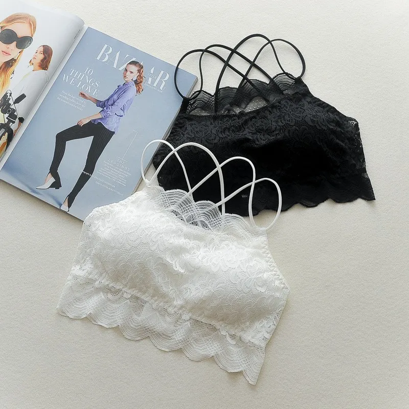 Тонкий кружевной боковой женский бюстгальтер Женская дешевая одежда без
