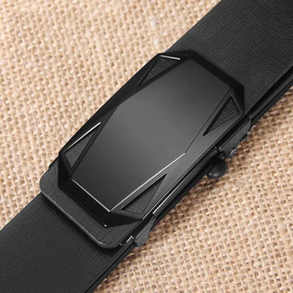 WYK12 Black FAJARINA новые черные автоматические ремни для мужчин повседневные ремни 3,3 см широкие аксессуары мужские модные стили из натуральной кожи WYKFJ07 - Цвет: WYK12 Black