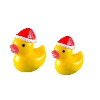 

Miniature Resin Yellow Duck Flower Pot Micro Garden Bonsai Dollhouse Decorations 634E