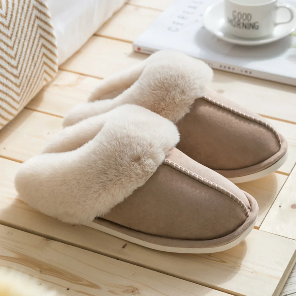 Winter Warm indoor slipper woman shoes new arrival large size home slipper shoes woman fashion Non-Slip house slipper woman Drop