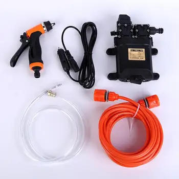 

12V High Pressure Water Gun Car Washer Water Spray Pump Copper Lengthen The Water Pipe Antirust Electric Cleaner Outdoor