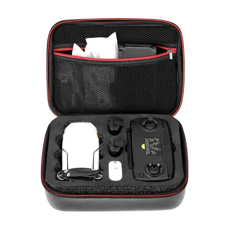 Promo AJN Portable Scratch-proof Storage Bag PU Waterproof Zipper Handbag Professional Case for DJI Mavic Mini Drone Accessories 