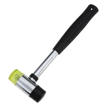 

25MM Practical Double Sided Rubber Hammer Hand Hammer DIY Multifunctional Leather Tool Durable Mounting Hammer