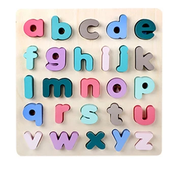 

Puzzle Wooden Toys Jigsaw Letter Alphabet Number Puzzle Preschool Baby Toy for Children Gifts