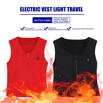 

Washable Usb Charging Heating Warm Vest Winter Intelligent Outdoor Sports Men Heating Vest Electric Thermal Clothing Waistcoat