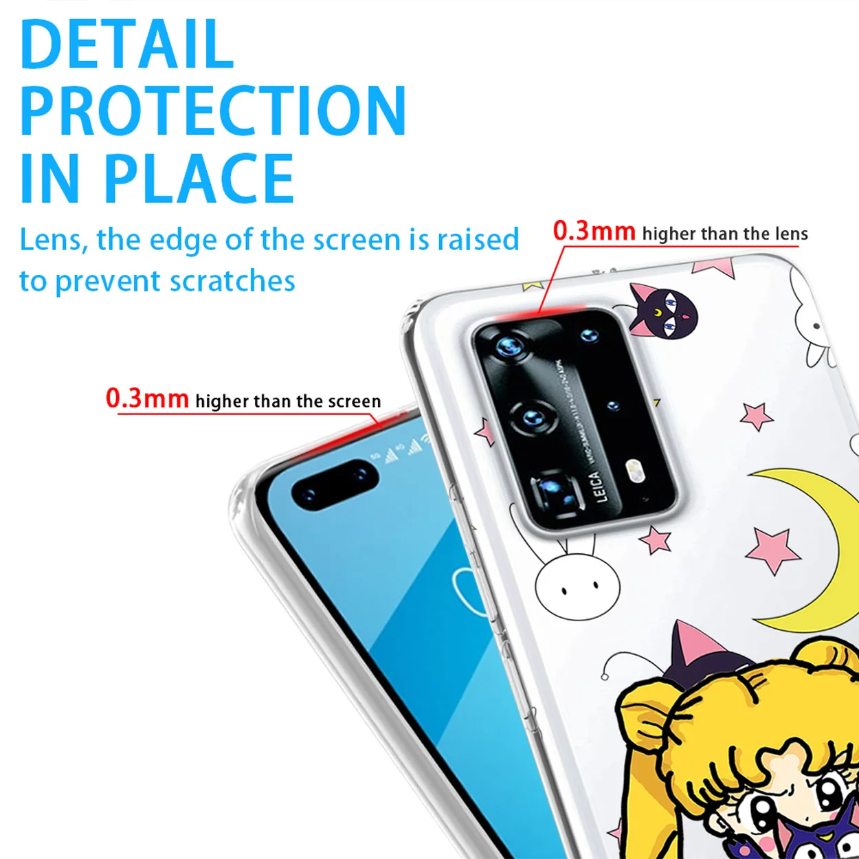 Силиконовый чехол ciciber Сейлор Мун для Huawei P30 P40 P20 Mate 30 20 Honor 10 10i 20i Nova 5T 5 5i Pro Lite P Smart