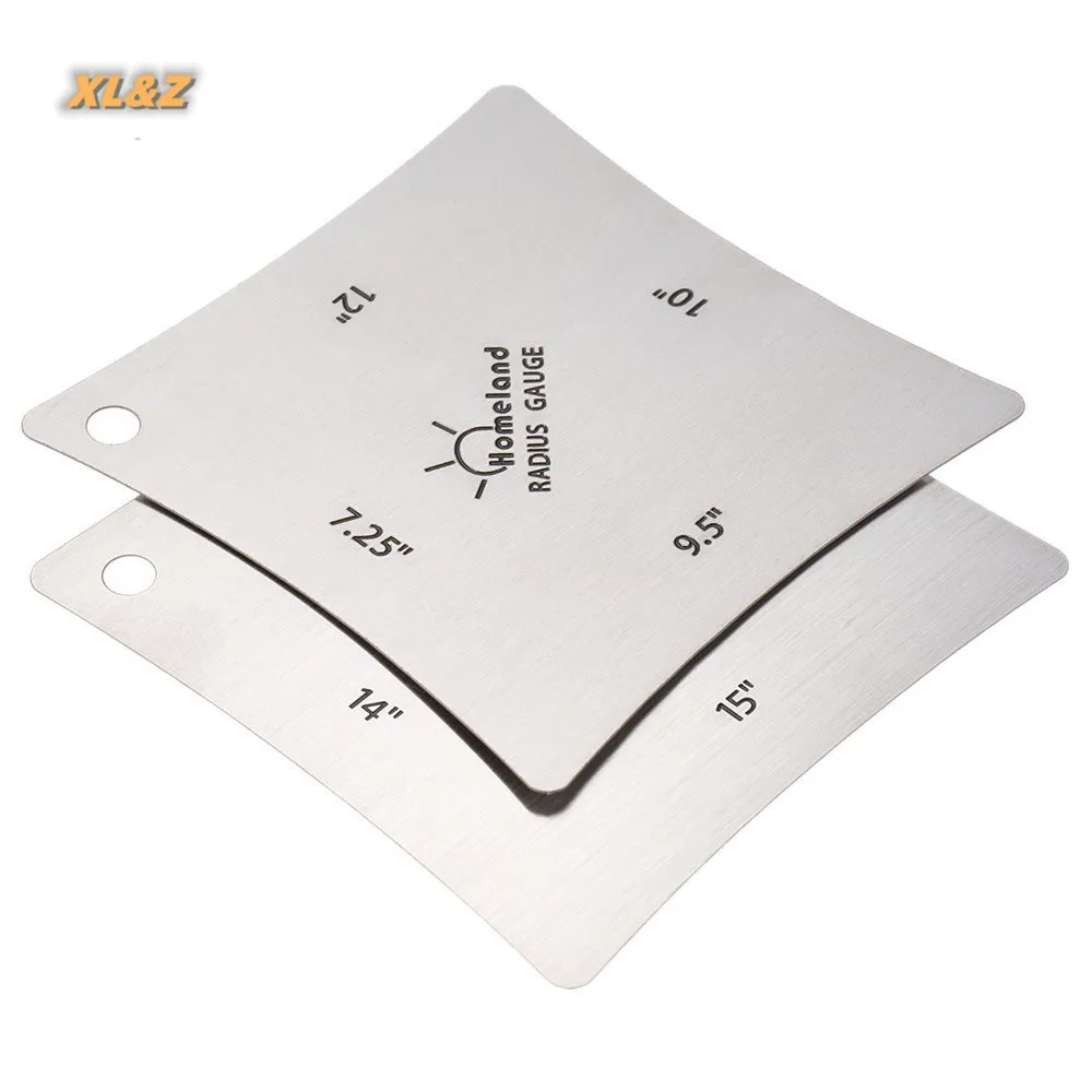 2 шт. Гитара Гриф гриф седло гайка радиус датчик измерительный из нержавеющей