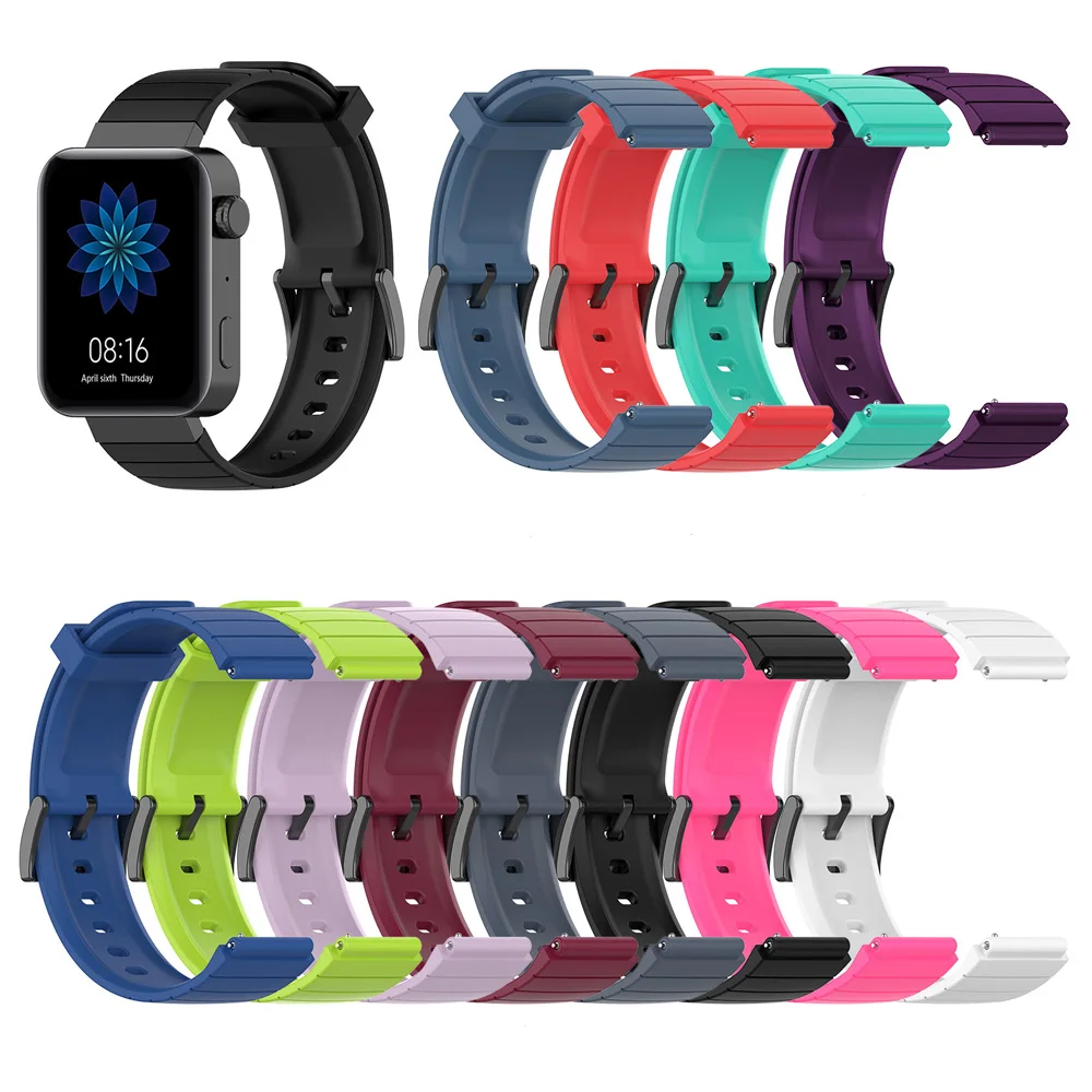 

For Xiaom Mi Watch 18mm Watch Band for Huawei B5/S1 Sport Watch Band For Withings/LG Watch Style 18mm Smartwatch Official Strap