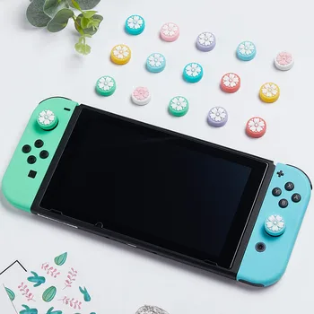 

Sakura thumb grips case for nintendo switch cap controller joystick cover for nintendo switch lite joycon buttons accessories