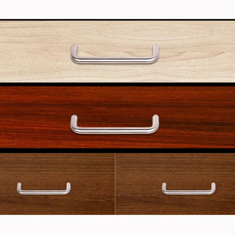 Modern Minimalist European Furniture Cabinet Wardrobe Door Drawer Handle 304 Stainless Steel Matte Black Pull|Ручки шкафа| |