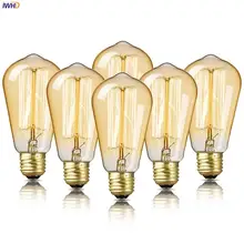 IWHD A19 ST58 40 Вт Ampul Edison светильник E27 220 В Лофт промышленный Декор Lampara Ретро винтажная лампа ампула Bombilla Gloeilamp