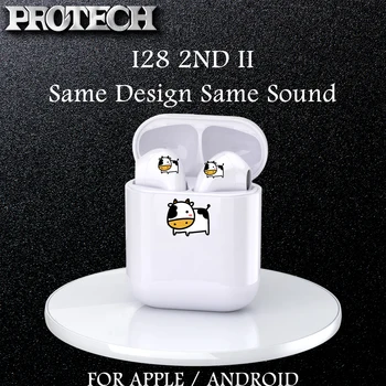 

New Original 1:1 Air2 i28 podding Bluetooth Earphone Wireless Headphones Headset Touch Aire Earbuds For Phone For Android 100%