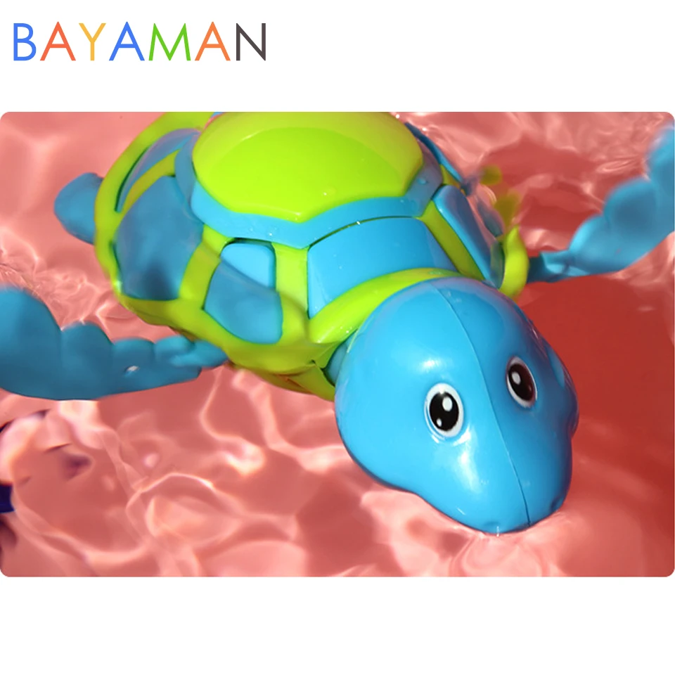 Водная игрушка плавающая черепаха для купания и брызг игрушки заводная игрушка для купания детей