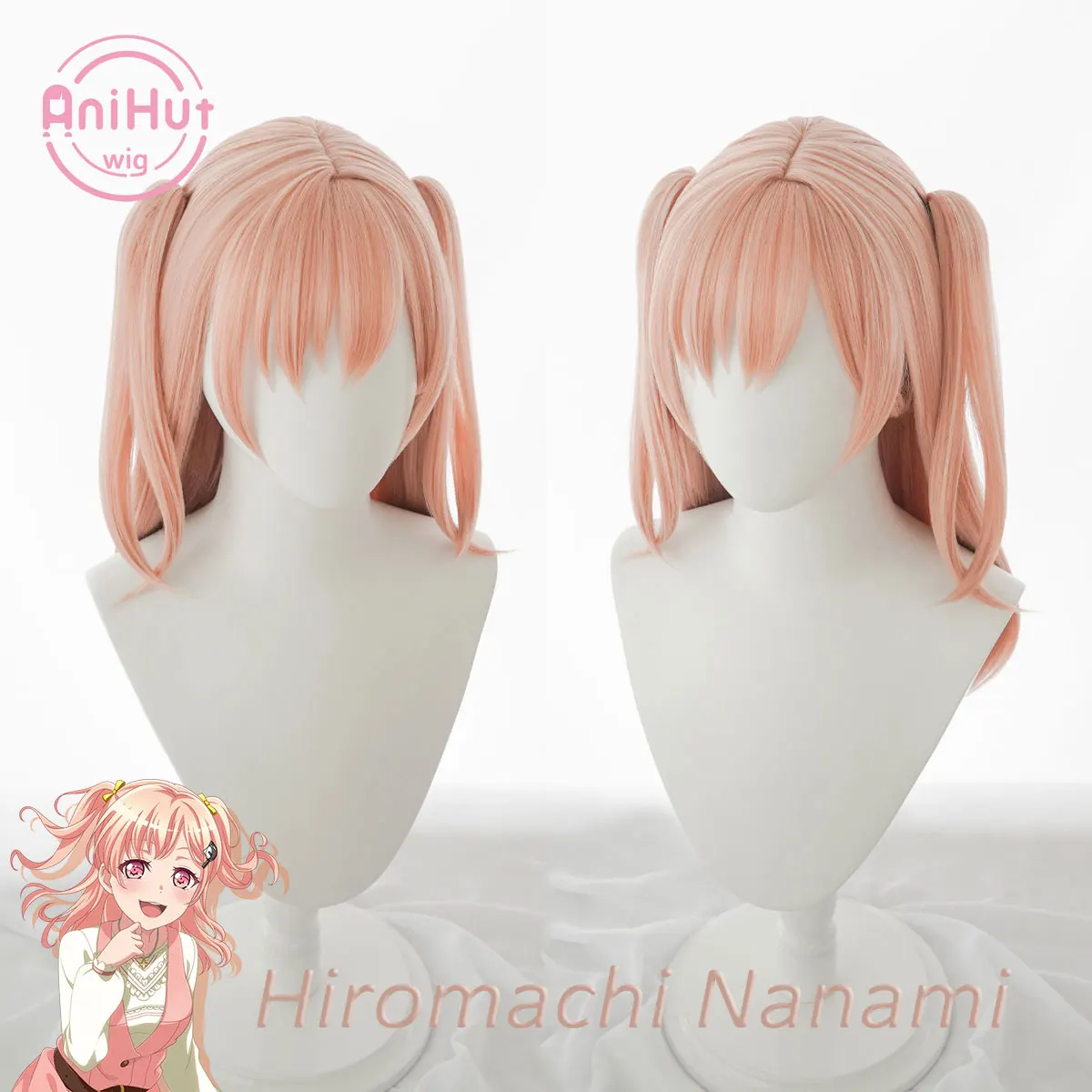 【anihut】hiromachi Nanami Wig Bang Dream! Morfonica Cosplay Wig