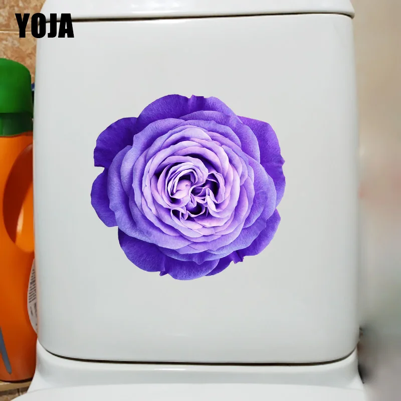YOJA 23 9 × 22 7 см великолепные цветочные наклейки на стену для спальни модные дом