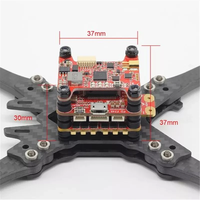 HGLRC FD F7 Dual Gyro 60A 3-6S BL32 4в1 VTX 400 МВт управление полетом и DinoShot 60A Blheli_32 3-6S 4в1 ESC& FD VTX-SMA